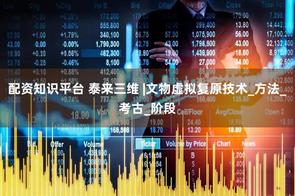 配资知识平台 泰来三维 |文物虚拟复原技术_方法_考古_阶段